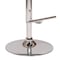 Armen Living Paris Cream Faux Leather Adjustable Height Swivel Walnut Wood and Chrome Bar Stool LCPASWBACRWA - alternate 2